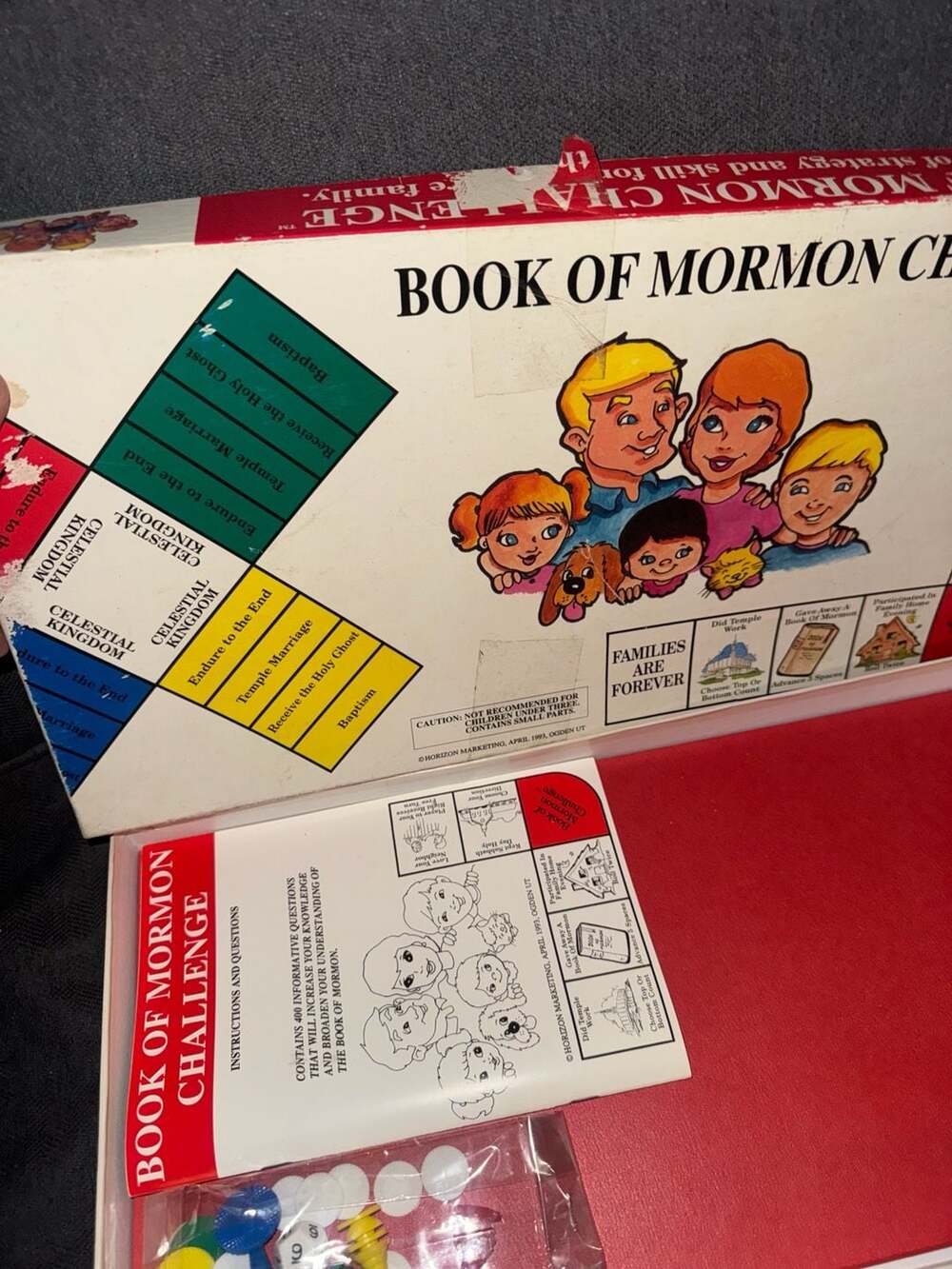 Book of Mormon Challenge (Family Board Game) Vintage 1993 *NEW/SEALED